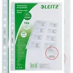 Leitz Visitenkarten-Prospekth&uuml;lle A4