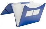 FolderSys F&auml;cher-Tasche 12er blau 235 x 334 x 28 mm (HxBxT)