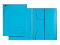 Jurismappe, A5, 430g/m2, Karton, blau