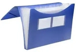 FolderSys F&auml;cher-Tasche 7er blau 235 x 334 x 28 mm (HxBxT)