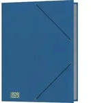 RNK Ordnungsmappe A4 Glanzkarton 390 g/qm DIN 9 F&auml;cher blau