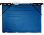 LEITZ H&auml;ngemappe Divide-it-Up mit 6 F&auml;chern Colorspankarton blau