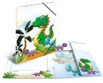 HERMA 19795 Eckspannermappe "Dinos" Karton DIN A3(S)