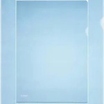 herlitz Aktenh&uuml;lle Pyramide A4 110my PP gl&auml;nzend VE=10 St&uuml;ck blau