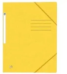 Oxford Eckspannmappe Top File+ A4 390g gelb