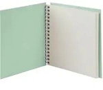 Fotoalbum Whire-O 60 Seiten 230x230mm mint/offwhite