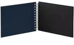 Fotoalbum Whire-O 40 Seiten 195x145mm navy/schwarz