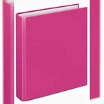 Veloflex Ringordner Basic A5 pink 2-D-Ring-Mechanik 25 mm