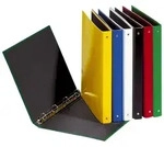 Pagna&reg; 20405-03 Ringbuch Basic Colours - A5, 4-Ring, Ring-&Oslash; 25mm, rot