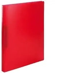 Herma Ringbuch PP 2D-Ring A4 25 mm R&uuml;ckenbreite transluzent rot
