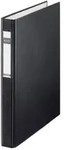 Ringbuch Standard, A4, PP, 2 Ringe, 25 mm, schwarz