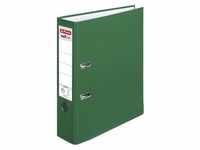 herlitz Ordner maX.file protect, 80mm, PP-Color A4, vollfarbig grün, Kantenschutz,