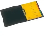 herlitz Ringbuch A4 2 Ringe PP 25mm schwarz opak to go