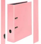 Falken 15062620 PastellColor Ordner DIN A4, R&uuml;ckenbreite 8cm, schwarzer