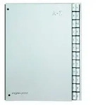 Pagna Pultordner 24tlg. A-Z, Color Einband, aus Hartpappe silber