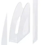 HAN 1611-23D 10 STK Stehsammler TWIN transparent-glasklar Magazinsammler