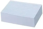 herlitz Karteikarten DIN A8 100 Karten Wei&szlig; 7,5 x 5,2 cm 100 St&uuml;ck