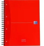 OXFORD Office Essentials Collegeblock DIN A4+ Liniert Spiralbindung Karton Farbig