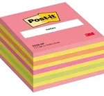 Post-it Haftnotizenw&uuml;rfel 76 x 76 mm Pink und Gelb 450 Blatt