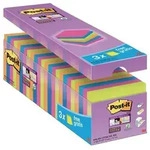 Post-it Super Sticky Notes Haftnotizen 76 x 76 mm Farbig sortiert 90 Blatt