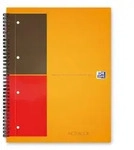 HAMELIN Notebook Block A5 liniert mit Spirale, extra stabilem Deckel
