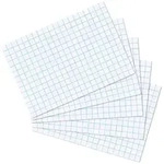 herlitz Karteikarten A5 kariert wei&szlig; VE=100 St&uuml;ck