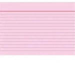 BRUNNEN Karteikarte 102260120 DIN A6 liniert rt 100 St./Pack.