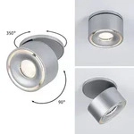Paulmann LED Einbauleuchte Spircle rund 78mm 8W 550lm 230V 3000K Chrom...