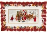 Villeroy & Boch Toy's Fantasy Kuchenplatte eckig: Santa mit Kinder 35x23cm