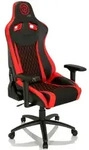 Gaming Stuhl / B&uuml;rostuhl GAMEBREAKER SX 04 Stoff / Kunstleder schwarz / rot hjh
