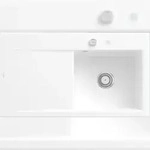 Villeroy & Boch Villeroy&Boch Sp&uuml;lbecken mit Abtropffl&auml;che links, Subway Style 50