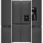 Exquisit Multidoor MD430-100-WS-200E inoxlook-az | 432 l Nutzinhalt |...