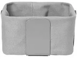 Blomus Brotkorb Desa S, Stofftasche im Stahlgestell, Brotbeh&auml;lter, Stahl