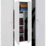 VCM Vandol II Universalschrank, Reinigungsschrank 2 T&uuml;ren Wei&szlig;.