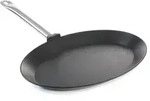 HENDI Fischpfanne - oval Titanium Professional, 400x275x(H)35mm