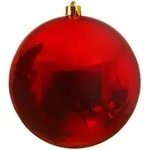 Kaemingk Weihnachtsbaumkugeln bruchfest &Oslash; 14 cm 1 St&uuml;ck rot glanz