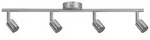 Paulmann Deckenstrahler Carolina GU10 230V max. 4x10W dimmbar Nickel matt 66746