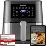 KLAMER Hei&szlig;luftfritteuse XL 5,5l, Multifunktionale Heissluftfritteuse, &ouml;lfreie