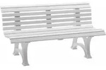 BLOME Helgoland Bank Helgoland, 150 cm, wei&szlig;