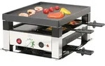 Solis 5 in 1 Raclette Tischgrill, 1020 W, 4 Personen, Mini Pizza Mini Wok Crepes