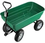tectake Handwagen Tummi mit luftgef&uuml;llten Reifen Belastbarkeit 300kg Gr&uuml;n