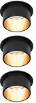 Paulmann LED Einbauleuchte 3-Step-Dim Gil Coin Basisset IP44 rund 68mm Coin 3x6W