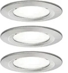 Paulmann LED Einbauleuchte Nova Basisset starr IP44 rund 78mmGU10 3x6,5W 3x470lm