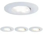Paulmann LED Einbauleuchte Calla schwenkbar IP65 rund 90mm 30&deg; 5W 400lm 230V 