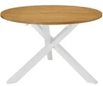 vidaXL Esstisch Wei&szlig; 120x75 cm MDF
