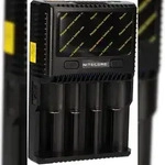 Nitecore NC-SC4 SC4 4-Schacht Profi-Lader f. Li-Ion, NiMH, NiCd Akkus