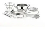 APS 65060 Fondueset und Feuerzangenbowle f&uuml;r ca. 2,2 Liter Fl&uuml;ssigkeit,...