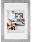 walther + design Nizza Holz Bilderrahmen, silber, 7 x 10 cm
