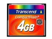 Transcend Flash-Speicherkarte 4 GB 133x CompactFlash