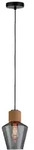 Paulmann Neordic Pendelleuchte Edla E27 max. 20W Rauchglas#Kork#Schwarz dimmbar